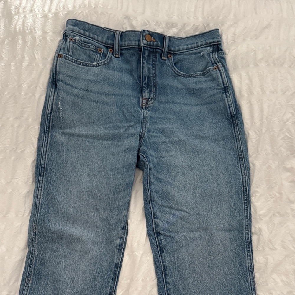 J. Crew Light Wash Straight Leg Denim Jeans- classic vintage